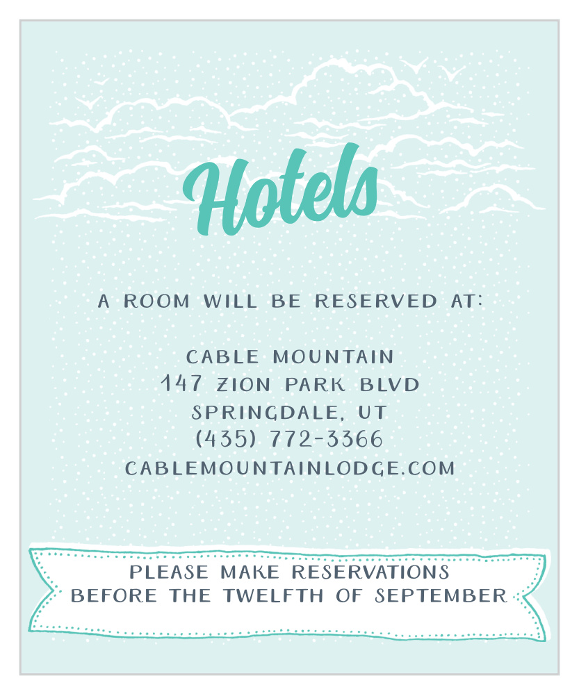 Modern Beachside Accommodation Cards