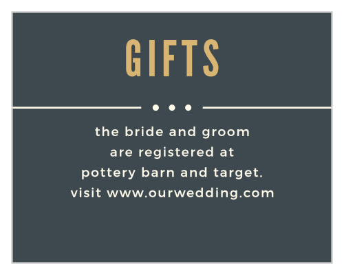 Shining gold text serves as the title of our Crossing the Bridge Foil Registry Cards.