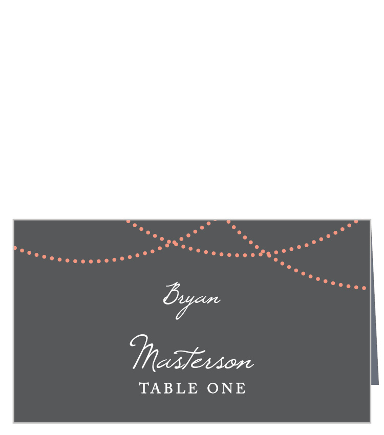 String Lights Place Cards