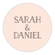 Use the Type Frame Stickers as seals for your envelops or to embellish any other part of your wedding stationery. 