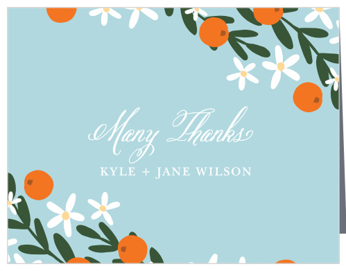 Design cheerful cards to convey your gratitude with the Springtime Luncheon Thank You Cards.