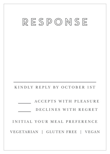 Make sure everyone you love is there for your child's special day with the Chalkboard Baptism Response Cards!