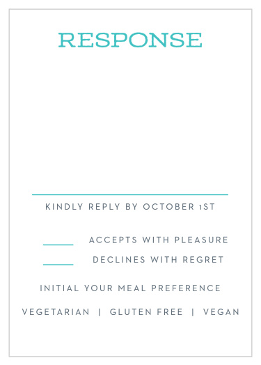 Figure out exactly who will be attending your son's Bar Mitzvah with these Candy Party Bar Mitzvah Response Cards, so you can be fully prepared.