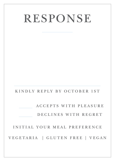 Plan for every guest with Thrilling Thirteen Bar Mitzvah Response Cards.