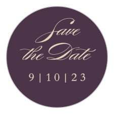 Ornate Frame Stickers are a beautiful finishing touch for your invitations' envelopes.