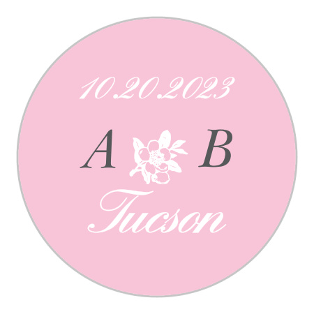 Subtle Elegance Wedding Stickers