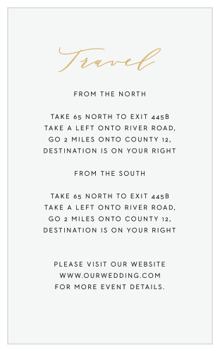 Make sure that none of your guests get lost along the way to your event, with our stunningly simple Minimalist Pennant Direction Cards.