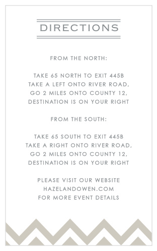 Make sure that none of your guests get lost along the way with our stunning Place to Be Direction Cards.