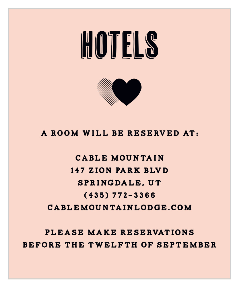 Rough Diamond Accommodation Cards