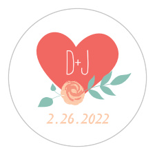 The Love Birds Wedding Stickers are a fun accessory that will help you and your beloved spread your love and enchantment to your guests.