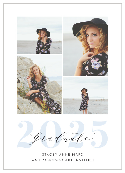 The Year Of Memories Graduation Announcement can be changed to fit any style.
