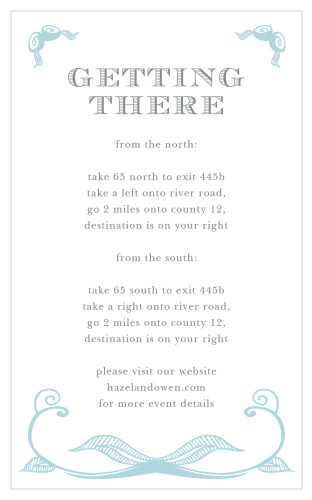 Ensure that none of your guests get lost along the way with our stunning Hand Drawn Frame Direction Cards.