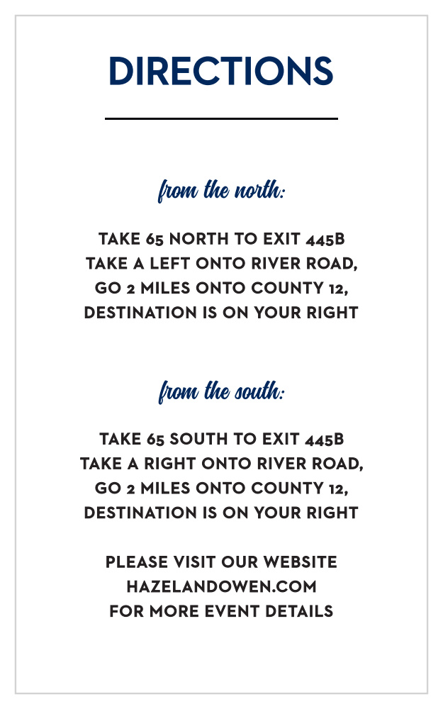 Common Thread Direction Cards