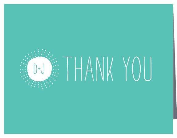 Relax amidst your wedding planning to personalize these sublime By the Sea Thank You Cards in a breeze!