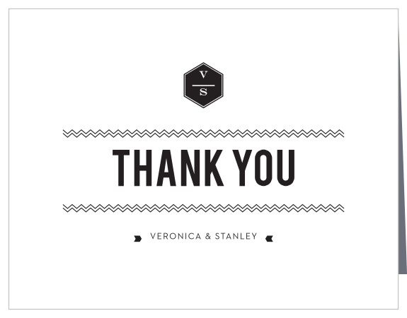 Make sure your guests know how much you appreciate them using the Travel in Style Wedding Thank You Cards.