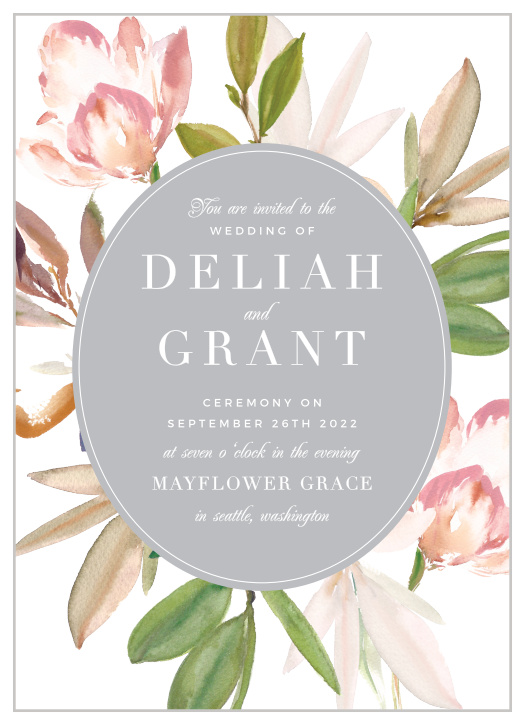 Your guests will adore the Darling Watercolor Wedding Invitations once they receive them.