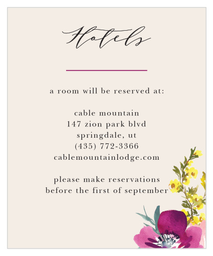 Ensure that your guests are as comfortable as possible with Mallow Accommodation Cards.