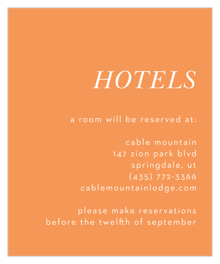 Angular Color Accommodation Cards