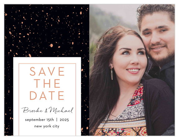 Guarantee that your guests mark their calendars well in advance with gorgeous Painted Book Save-the-Date Magnets.