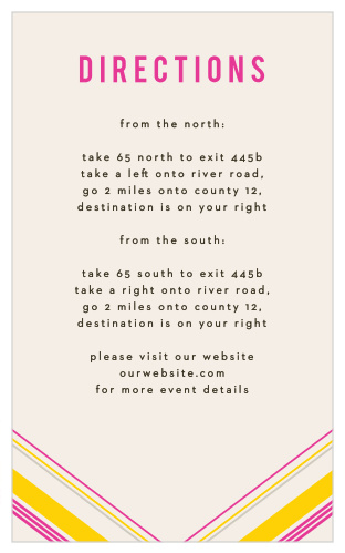 Our Diamond Reflections Direction Cards are vintage in both design and coloring.