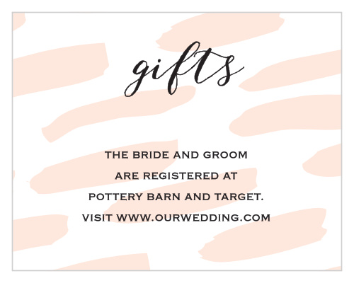 Guide your guests to the items you need and want most with our Giddy Graffiti Registry Cards.