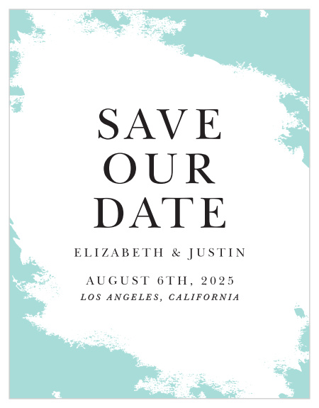 Our Something Blue Save-the-Date Magnets ensure that your loved ones mark their calendars well in advance of your special day. 