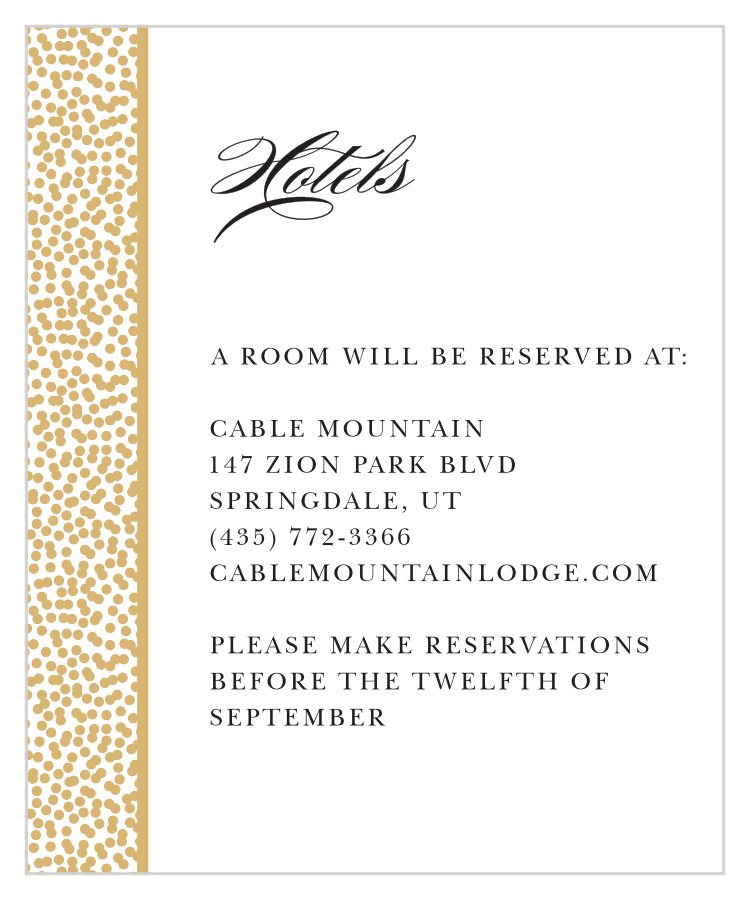 Pebble Beach Accommodation Cards