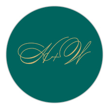 Our Emerald Facets Wedding Stickers are classically beautiful.