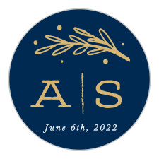 Our Simply Botanical Wedding Stickers utilize the same gorgeous design and color scheme as several other cards in the Simply Botanical wedding suite.