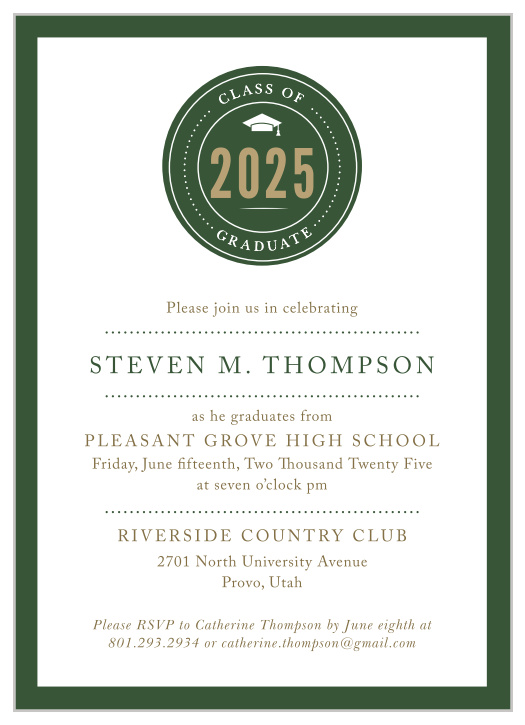 Our School Pride Graduation Invitations are the perfect pick for your graduation.