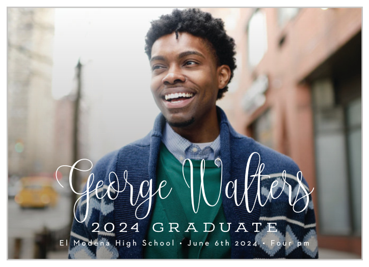Our Everyday Celebration Graduation Announcements simply show off your success.