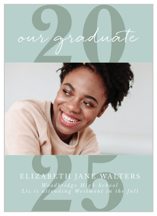 Announce your big accomplishment to your friends and family with our stylish and subtle This Year Graduation Announcements.
