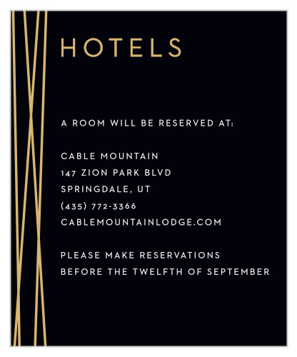 Recommend only the best local hotels to your guests with our stunning Cross Over Accommodation Cards.