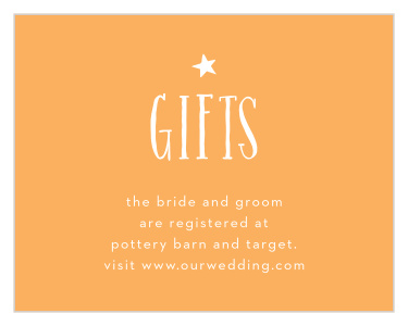 Our Cupid's Keys Registry Cards utilize the same gorgeous design and color scheme as several other cards in the Cupid's Keys wedding suite. 