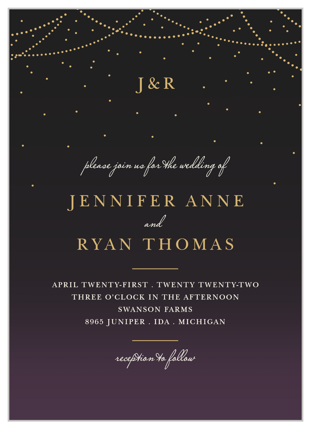 Light & Lantern Wedding Invitations