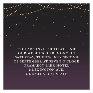 Our Light and Lantern Ceremony Cards utilize the same gorgeous design and color scheme as several other cards in the Light and Lantern wedding suite.