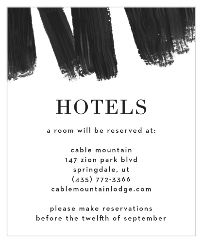 Recommend only the best local hotels to your guests with our stunning Modern Art Accommodation Cards.