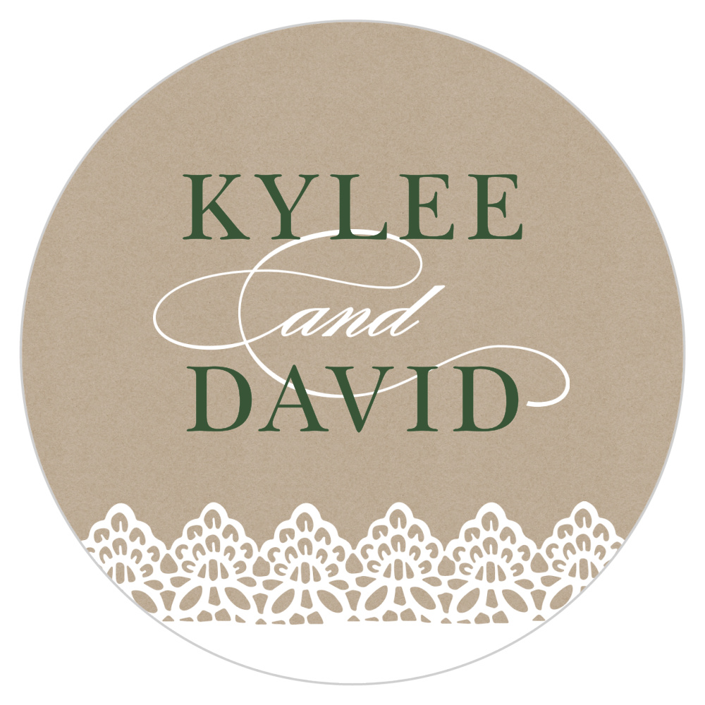 Rustic Lace Coaster