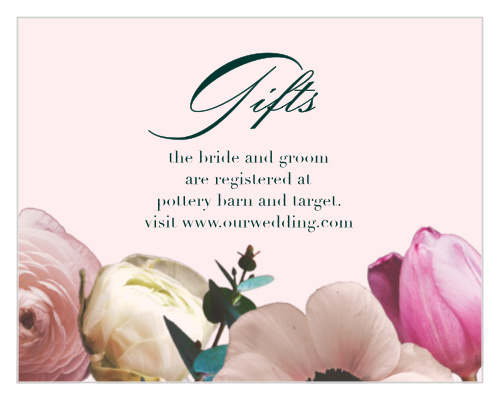 Our Southern Romance Registry Cards are a perfect choice for your perfect day.