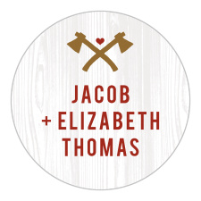 Celebrate your newest adventure with our darling Little Lumberjack Baby Shower Stickers!