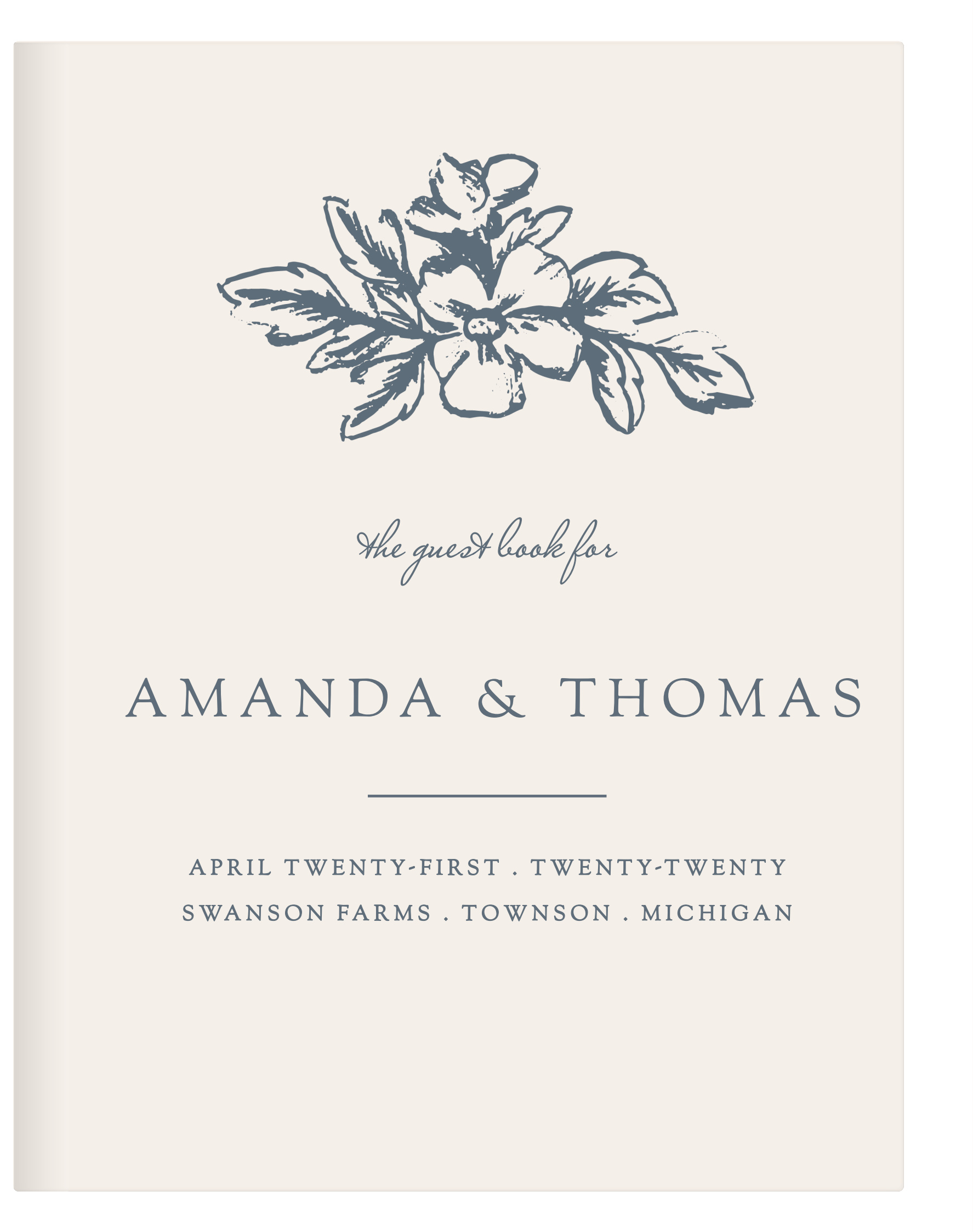 Soft Morning Guest Book