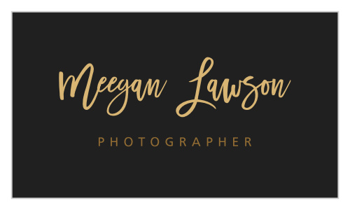 This simple but elegant Black Script Business Card is perfect to stir curiosity and interest in future clients and customers wanting to know about you and your business.