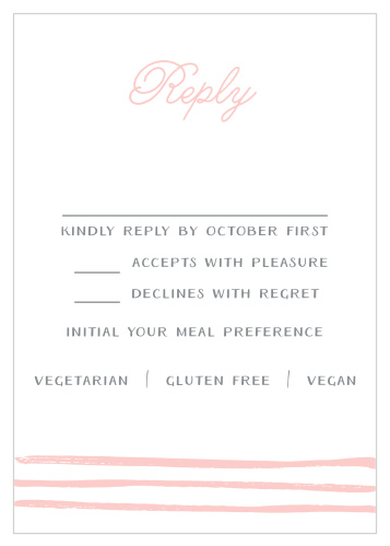 Our Rustic Doodle Response Cards have the rustic, hand-drawn look you've been looking for.