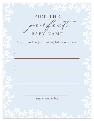 Take notes from the crowd with our gorgeous Flower Garden Baby Name Contest, their suggestions becoming your new top ten or going straight into the “never use” pile.