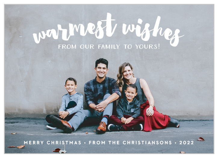 Send your loved ones our Modern Snapshot Christmas Cards this holiday season. 