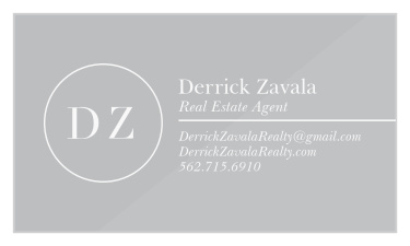 Our Mod Monogram Clear Business Cards feature an emblem stating your initials alongside your professional details.