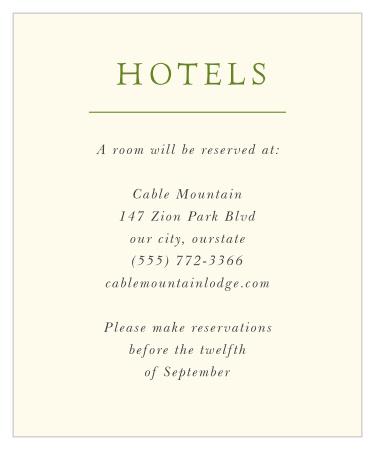 Our Celtic Knot Accommodation Cards are a perfectly simple way to treat your traveling guests to a memorable experience.