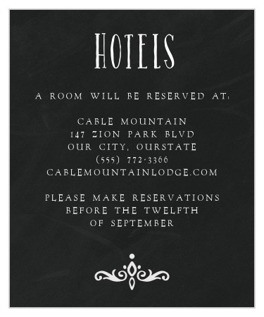 Our Gothic Magic Accommodation Cards are the epitome of moody elegance.