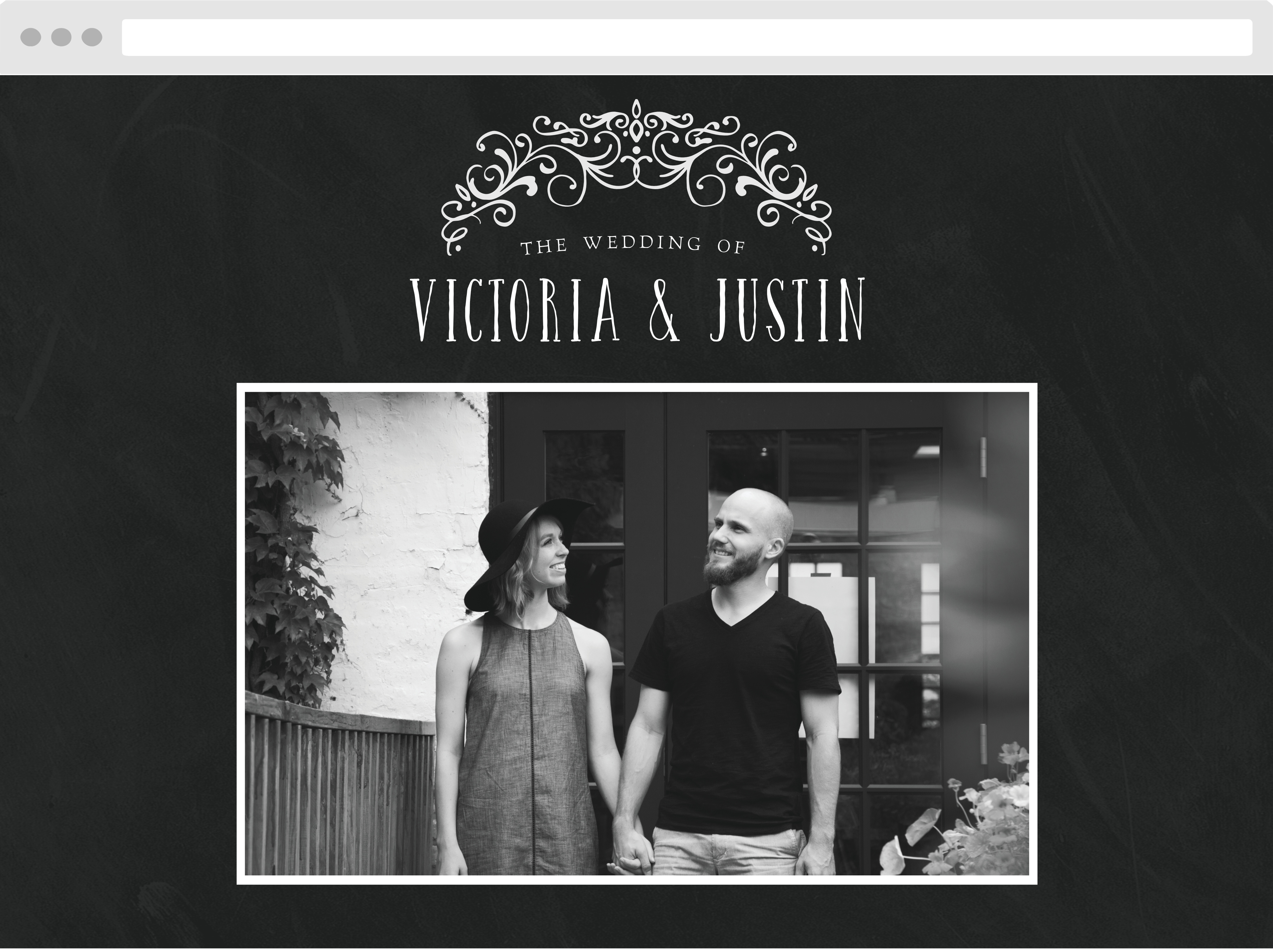 Gothic Magic Wedding Website