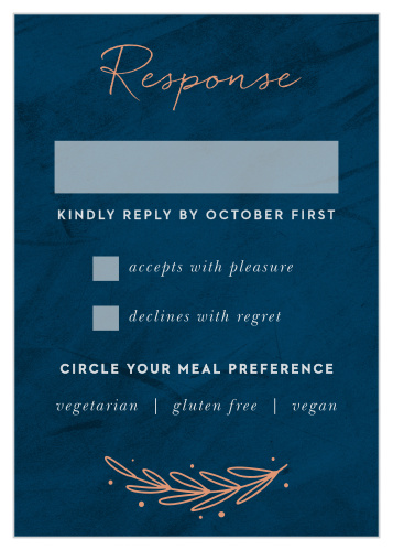 Collect the details you need from your guests in the stunning style of our Once Upon a Time Response Cards.